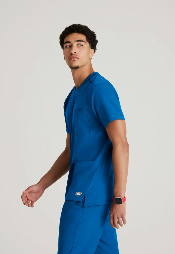 Barco Scrubs Men's Thesis Top New Royal | scrub-supply.com