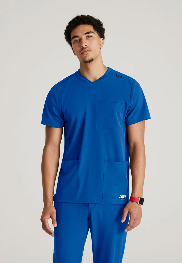 Barco Scrubs Men's Thesis Top New Royal | scrub-supply.com