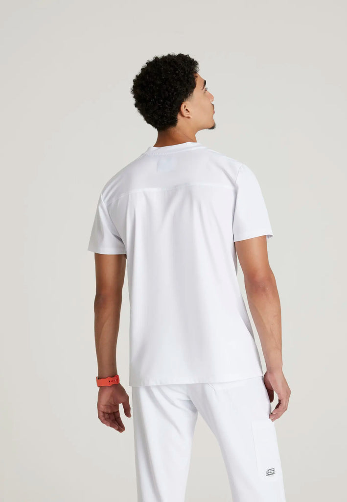 Barco Scrubs Men's Thesis Top White | scrub-supply.com