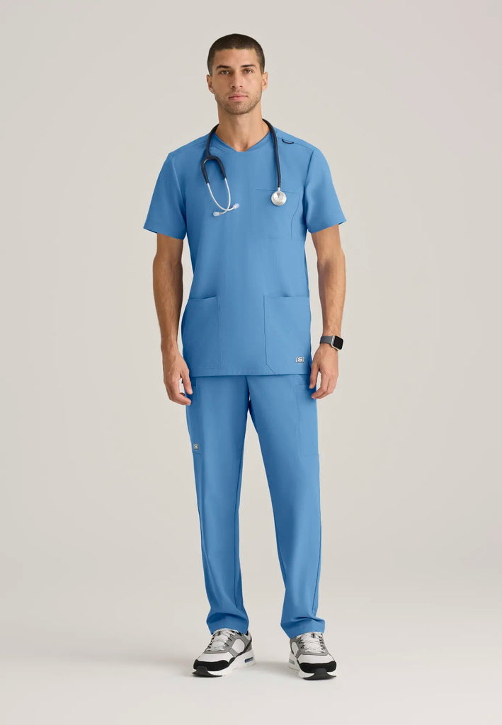 Barco Scrubs Men's Thesis Top Ceil Blue | scrub-supply.com