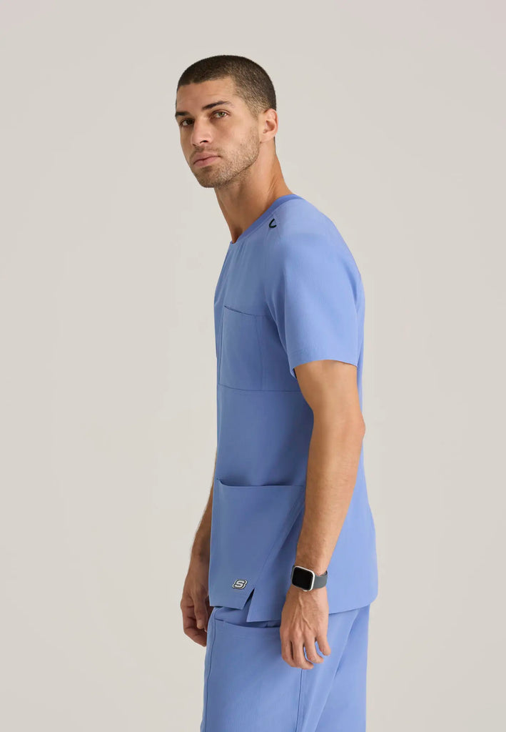 Barco Scrubs Men's Thesis Top Ceil Blue | scrub-supply.com