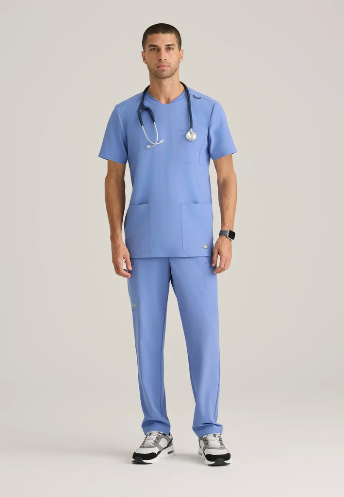 Barco Scrubs Men's Thesis Top Ceil Blue | scrub-supply.com