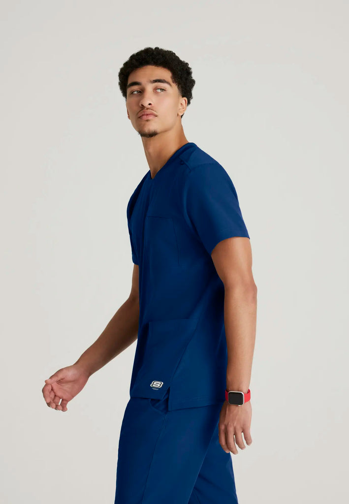 Barco Scrubs Men's Thesis Top Navy | scrub-supply.com