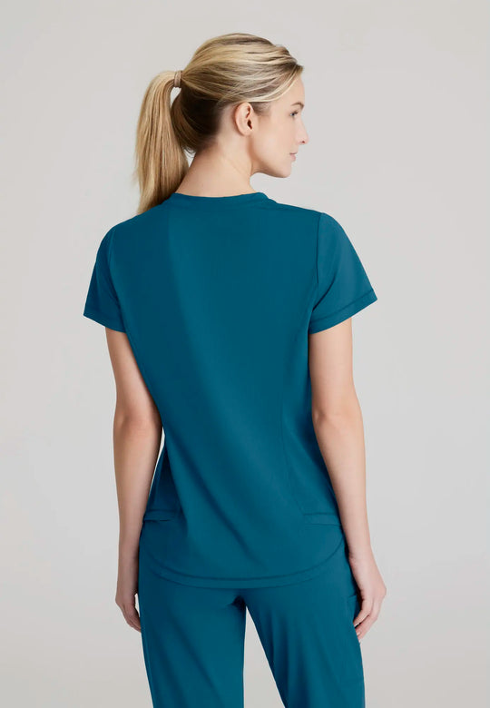 Skechers by Barco Scrubs Women's Flow Knit Top Bahama | scrub-supply.com
