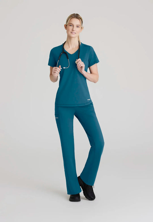 Skechers by Barco Scrubs Women's Flow Knit Top Bahama | scrub-supply.com