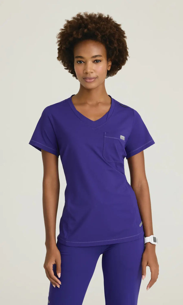 Skechers by Barco Scrubs Women's Flow Knit Top Brilliance | scrub-supply.com