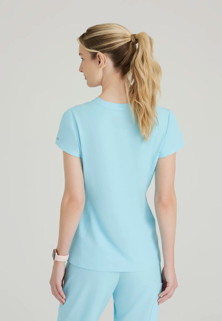 Barco Scrubs Women's Coast Top Poolside Blue | scrub-supply.com