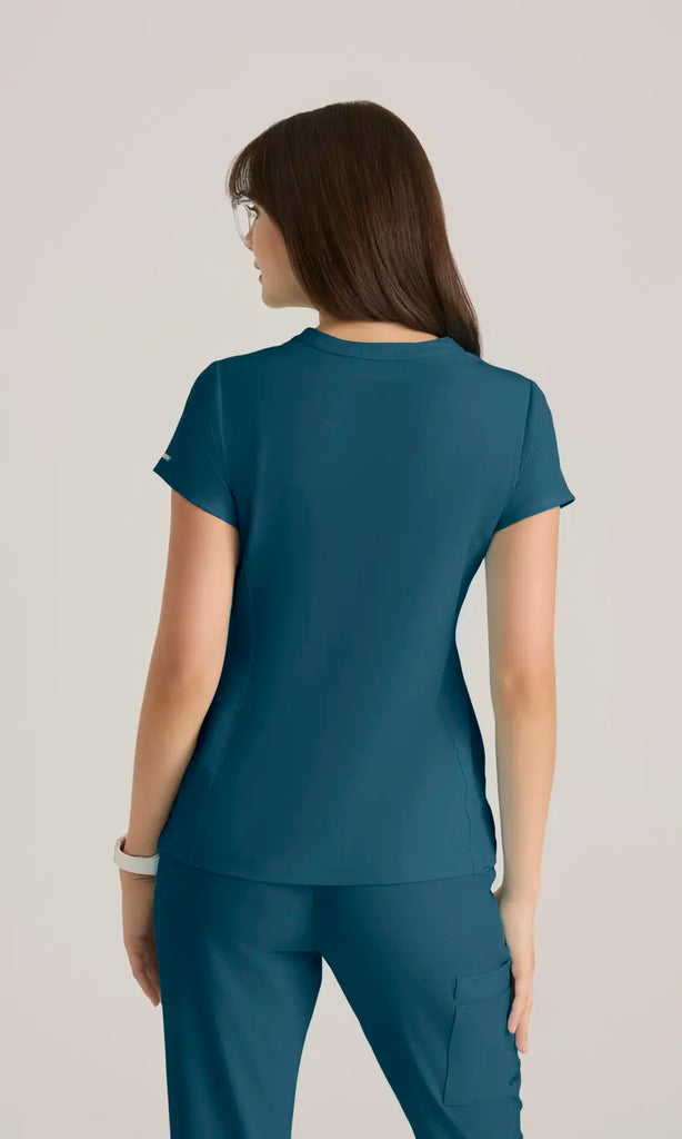 Skechers by Barco Scrubs Women's Coast Top Bahama | scrub-supply.com