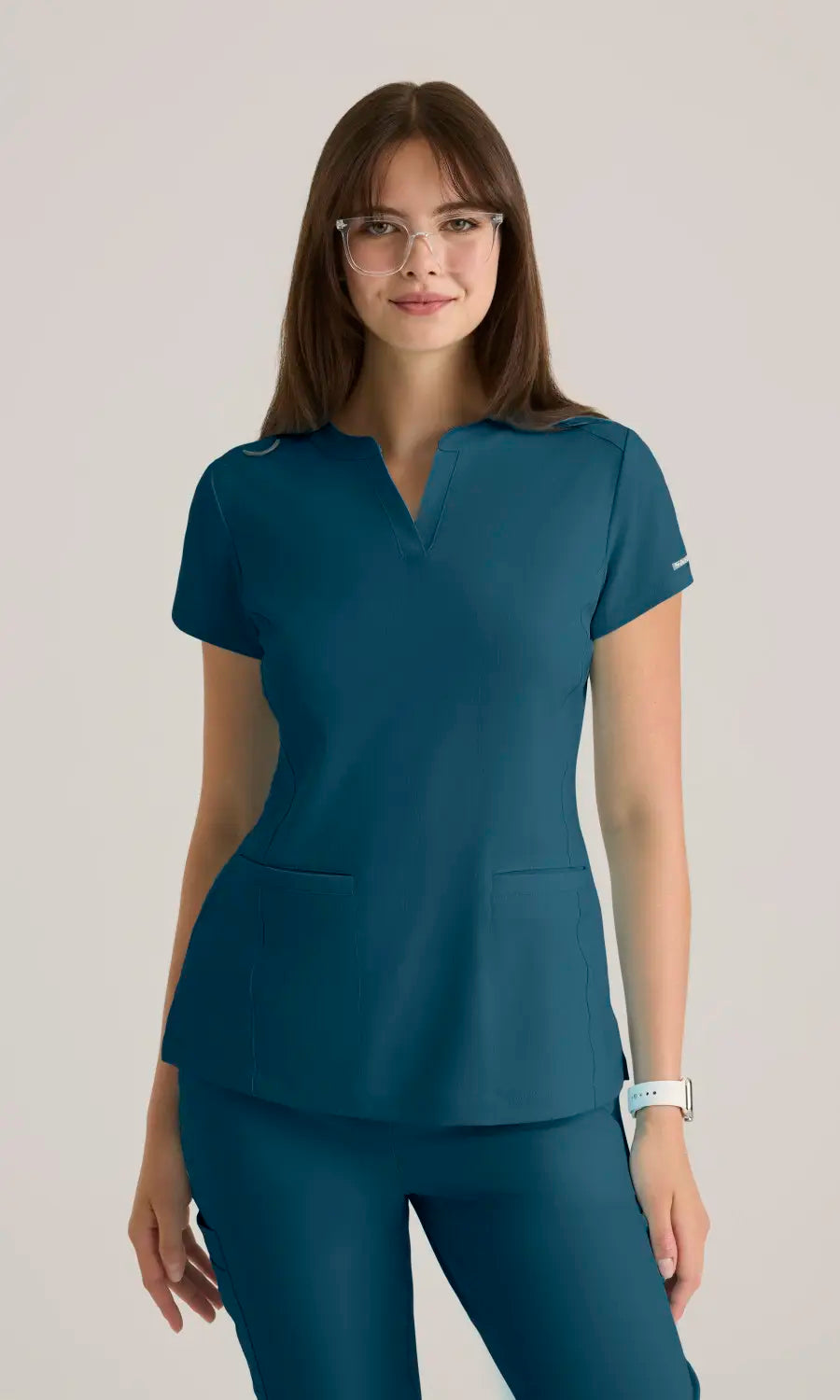 Skechers by Barco Scrubs Women's Coast Top Bahama | scrub-supply.com