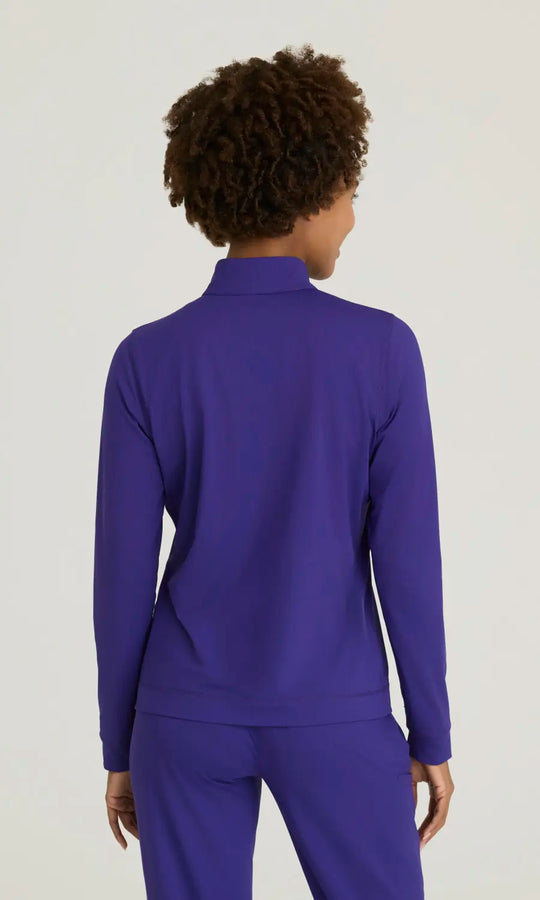 Skechers by Barco Scrubs Women's Atlas Long Sleeve Knit Top Brilliance | scrub-supply.com