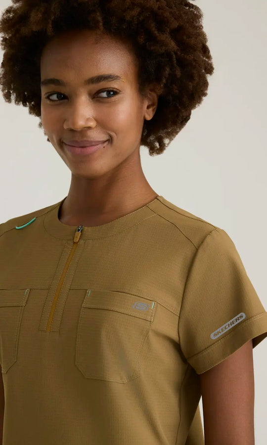 Skechers by Barco Scrubs Women's Trek Tuck-In Top Duffle | scrub-supply.com