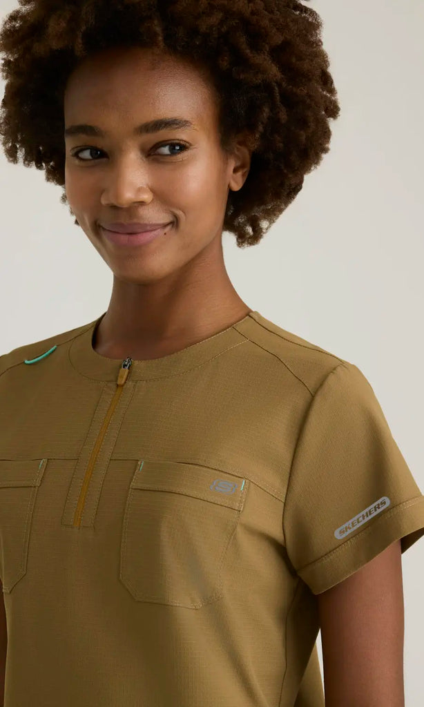 Skechers by Barco Scrubs Women's Trek Tuck-In Top Duffle | scrub-supply.com
