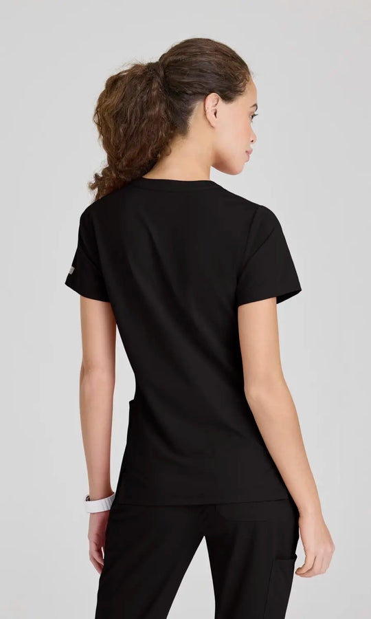Skechers by Barco Scrubs Women's Glide Top Black | scrub-supply.com