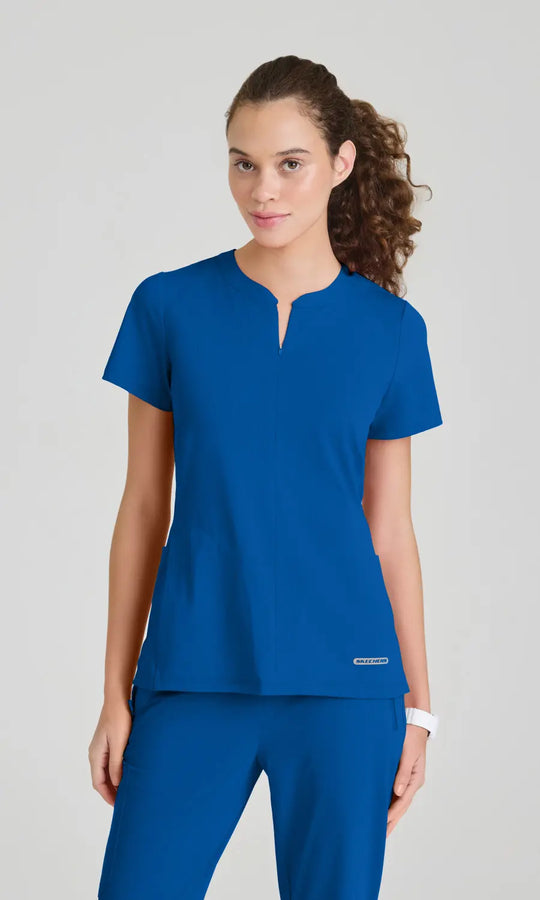 Skechers by Barco Scrubs Women's Glide Top New Royal | scrub-supply.com