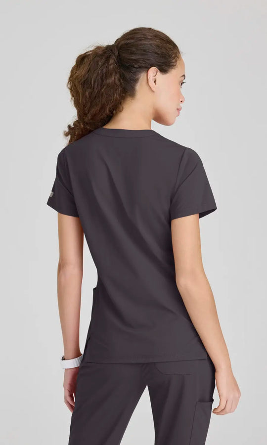 Skechers by Barco Scrubs Women's Glide Top Pewter | scrub-supply.com