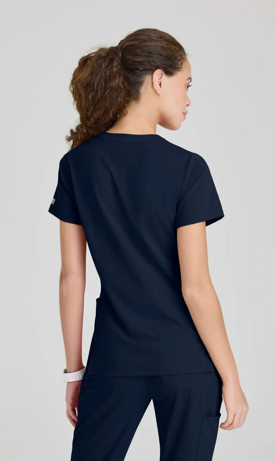 Skechers by Barco Scrubs Women's Glide Top Navy | scrub-supply.com