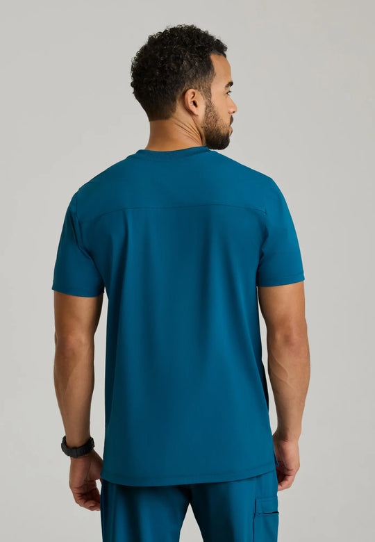Skechers by Barco Scrubs Men's Rebound Top Bahama | scrub-supply.com