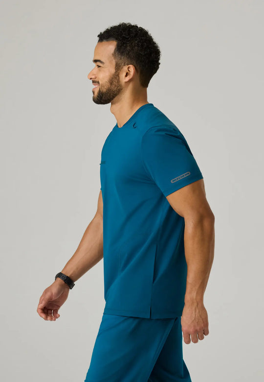 Skechers by Barco Scrubs Men's Rebound Top Bahama | scrub-supply.com