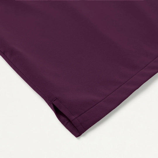 Jaanuu Scrubs Women's Rhena Essential 1-Pocket Scrub Top Deep Eggplant | scrub-supply.com