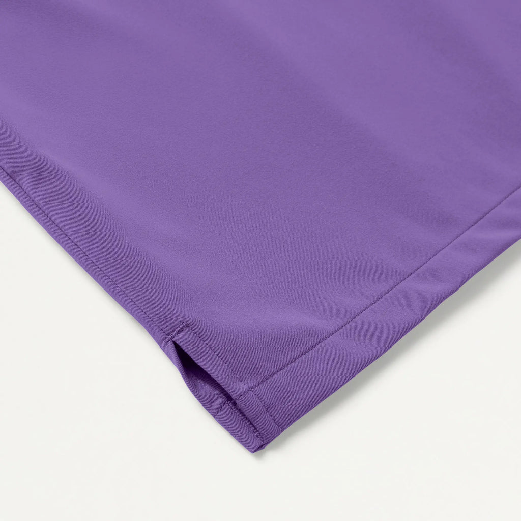 Jaanuu Scrubs Women's Rhena Slim Essential 1-Pocket Scrub Top Violet | scrub-supply.com