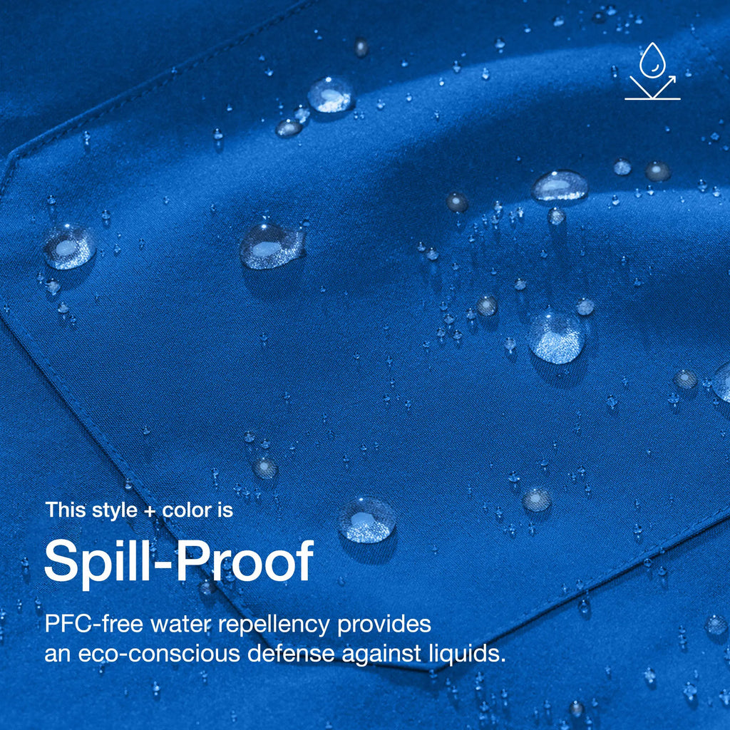 Jaanuu Scrubs Women's Aria Fit & Flare ULTRAlite™ Scrub Top Royal Blue | scrub-supply.com