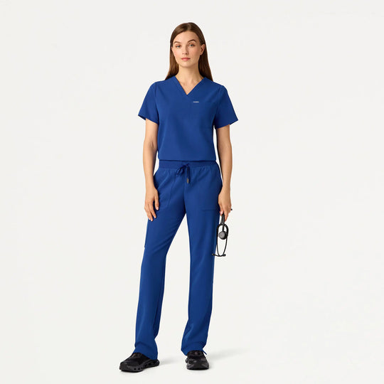 Jaanuu Scrubs Women's Xenos Cargo Knit-Waist Scrub Pant Galaxy | scrub-supply.com