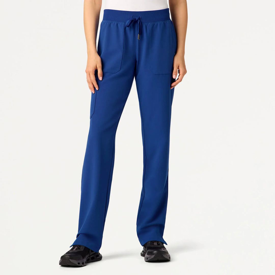 Jaanuu Scrubs Women's Xenos Cargo Knit-Waist Scrub Pant Galaxy | scrub-supply.com