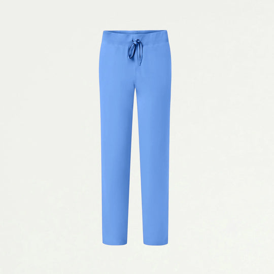 Jaanuu Scrubs Women's Xenos Essential Knit-Waist Scrub Pant Ceil Blue | scrub-supply.com