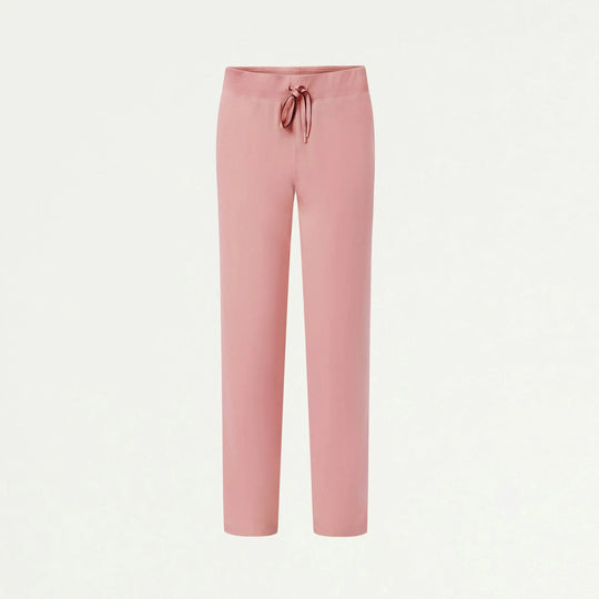 Jaanuu Scrubs Women's Xenos Essential Knit-Waist Scrub Pant Mauve | scrub-supply.com