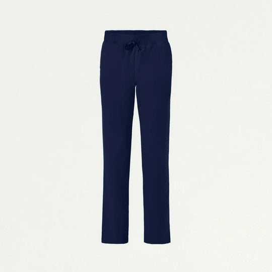 Jaanuu Scrubs Women's Xenos Essential Knit-Waist Scrub Pant Midnight Navy | scrub-supply.com