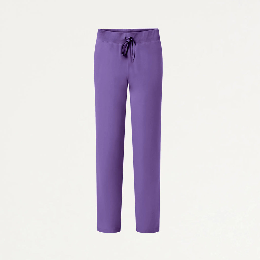 Jaanuu Scrubs Women's Xenos Essential Knit-Waist Scrub Pant Violet | scrub-supply.com