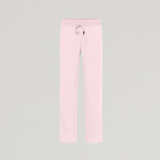 Jaanuu Scrubs Women's Xenos Essential Knit-Waist Scrub Pant Rose Quartz | scrub-supply.com