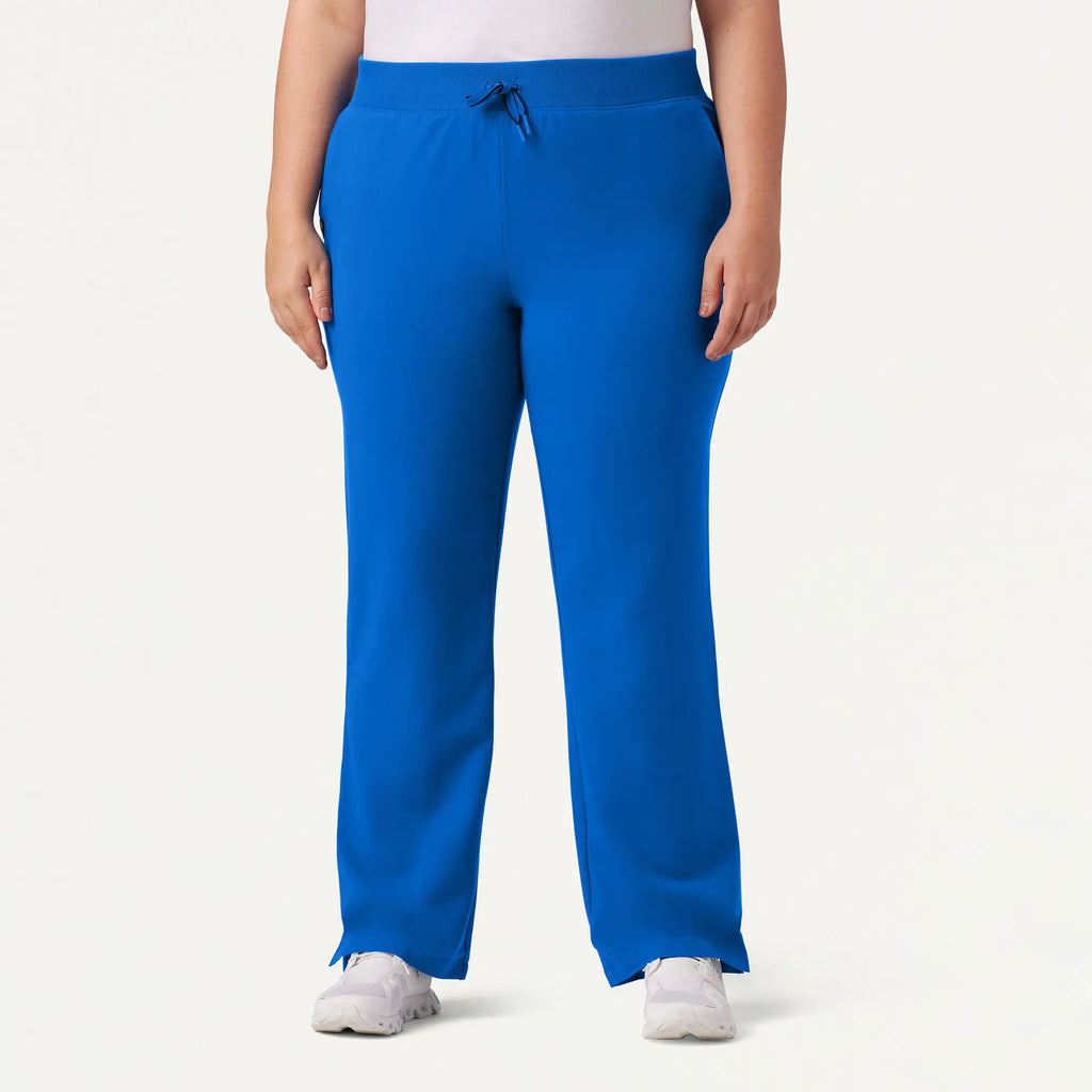 Jaanuu Scrubs Women's Xenos Essential Knit-Waist Scrub Pant Royal Blue | scrub-supply.com