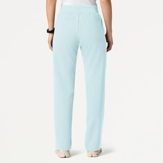 Jaanuu Scrubs Women's Xenos Essential Knit-Waist Scrub Pant Sky Blue | scrub-supply.com