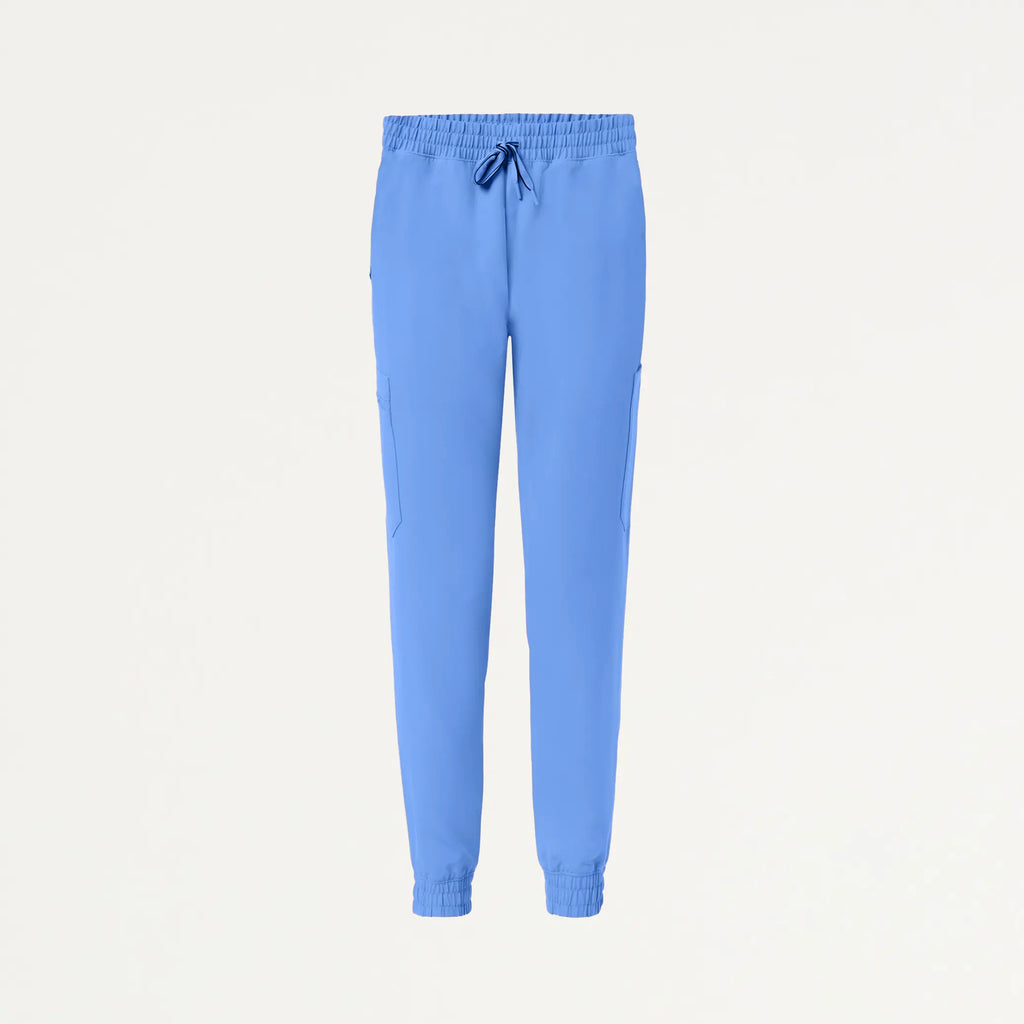 Jaanuu Scrubs Women's Neo Everyday Cargo Scrub Jogger Ceil Blue | scrub-supply.com