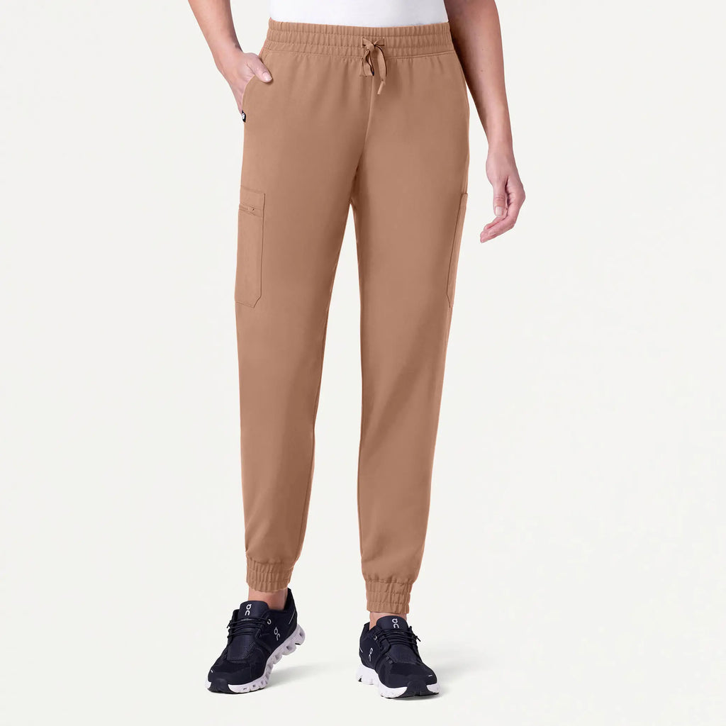 Jaanuu Scrubs Women's Neo Everyday Cargo Scrub Jogger Clay | scrub-supply.com