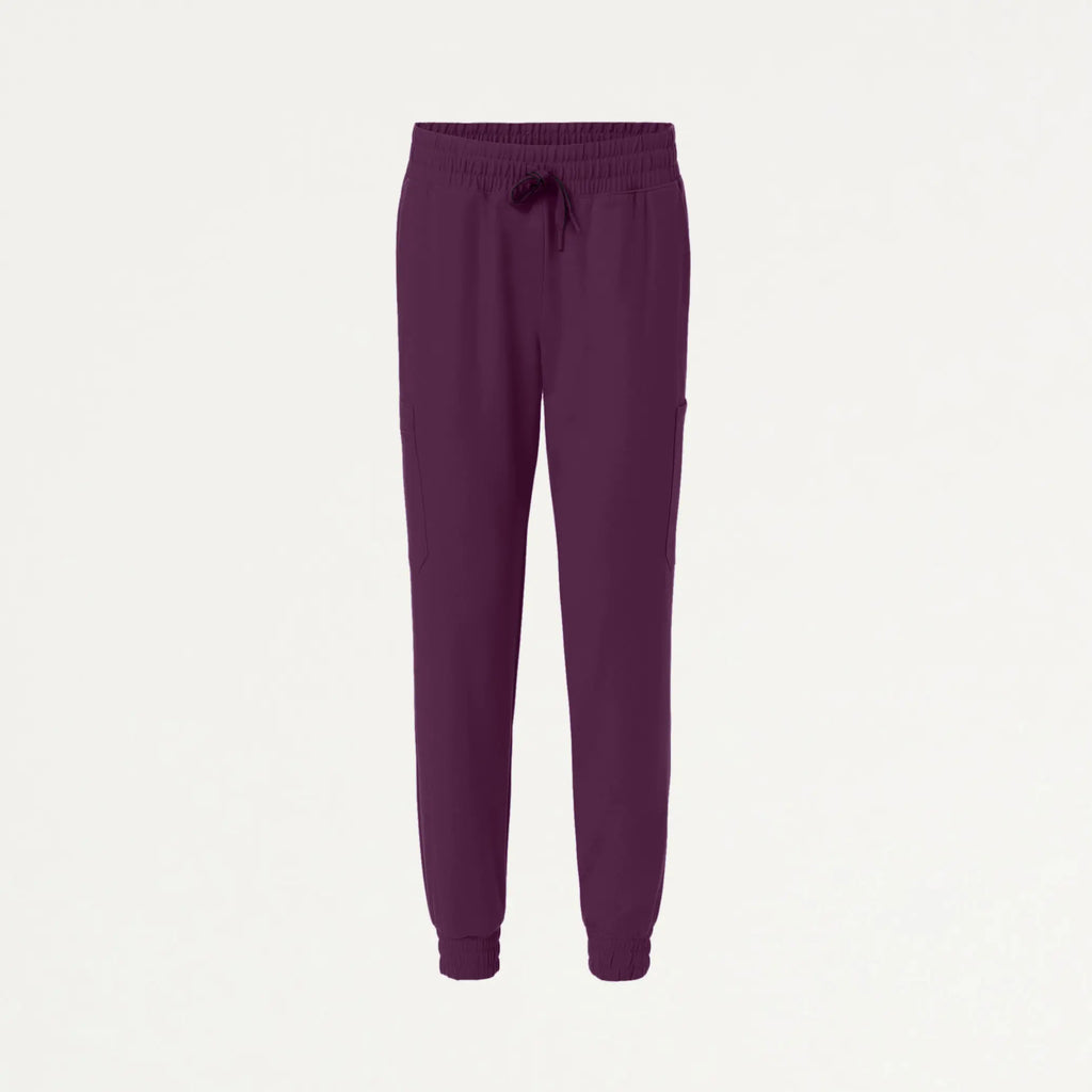 Jaanuu Scrubs Women's Neo Everyday Cargo Scrub Jogger Dark Amethyst | scrub-supply.com