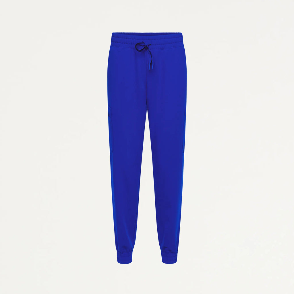 Jaanuu Scrubs Women's Neo Everyday Cargo Scrub Jogger Electric Blue | scrub-supply.com