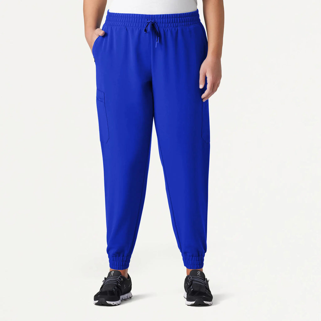 Jaanuu Scrubs Women's Neo Everyday Cargo Scrub Jogger Electric Blue | scrub-supply.com