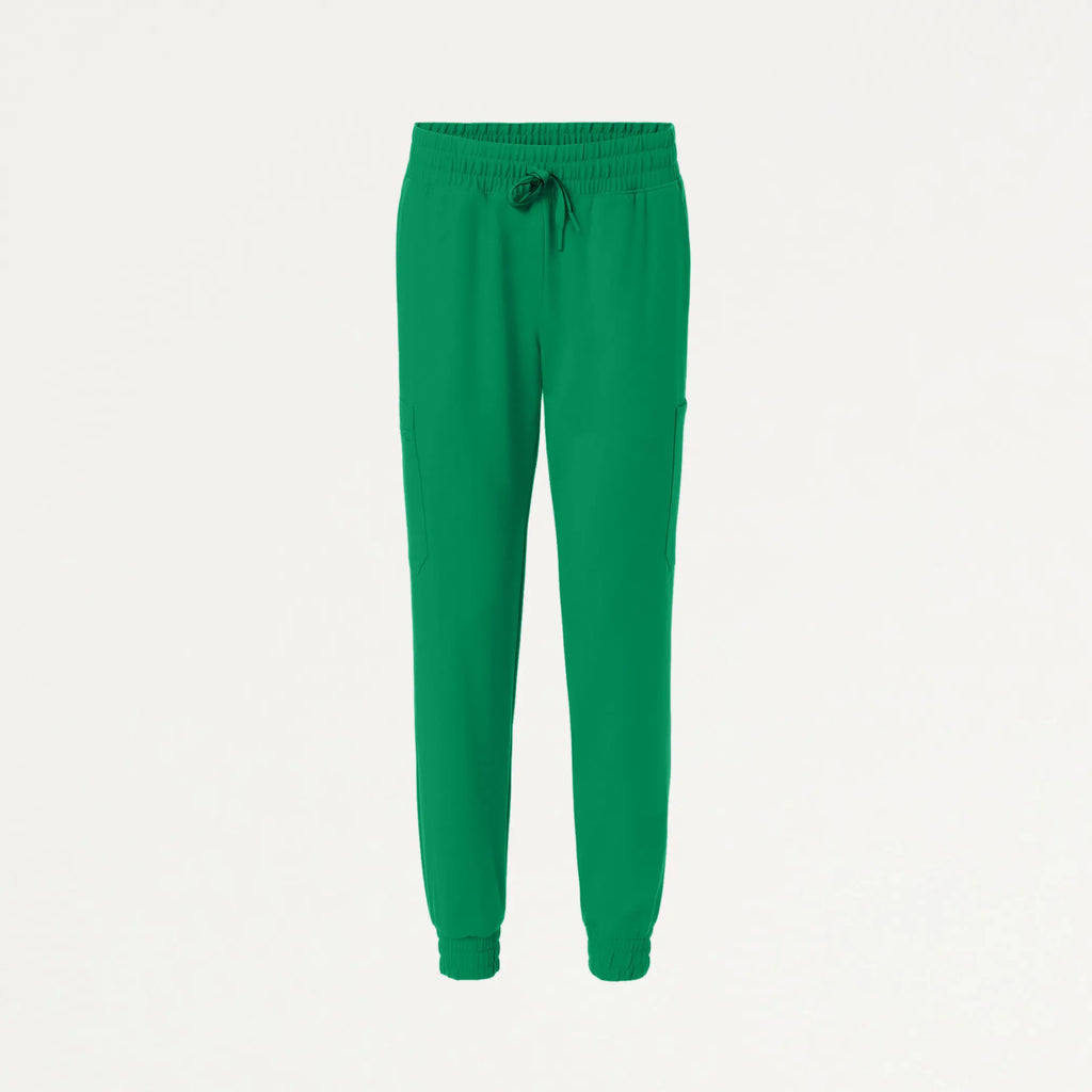 Jaanuu Scrubs Women's Neo Everyday Cargo Scrub Jogger Emerald Green | scrub-supply.com