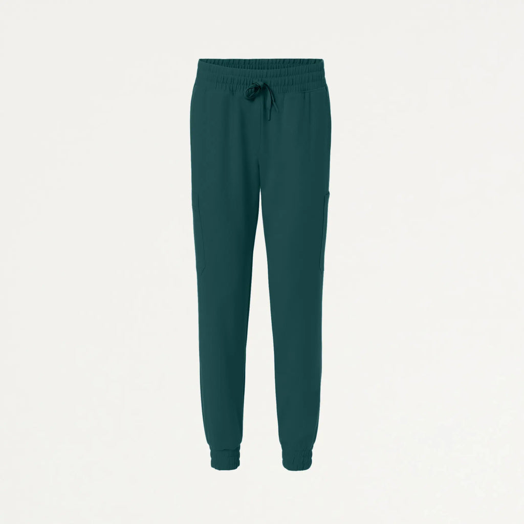 Jaanuu Scrubs Women's Neo Everyday Cargo Scrub Jogger Midnight Green | scrub-supply.com