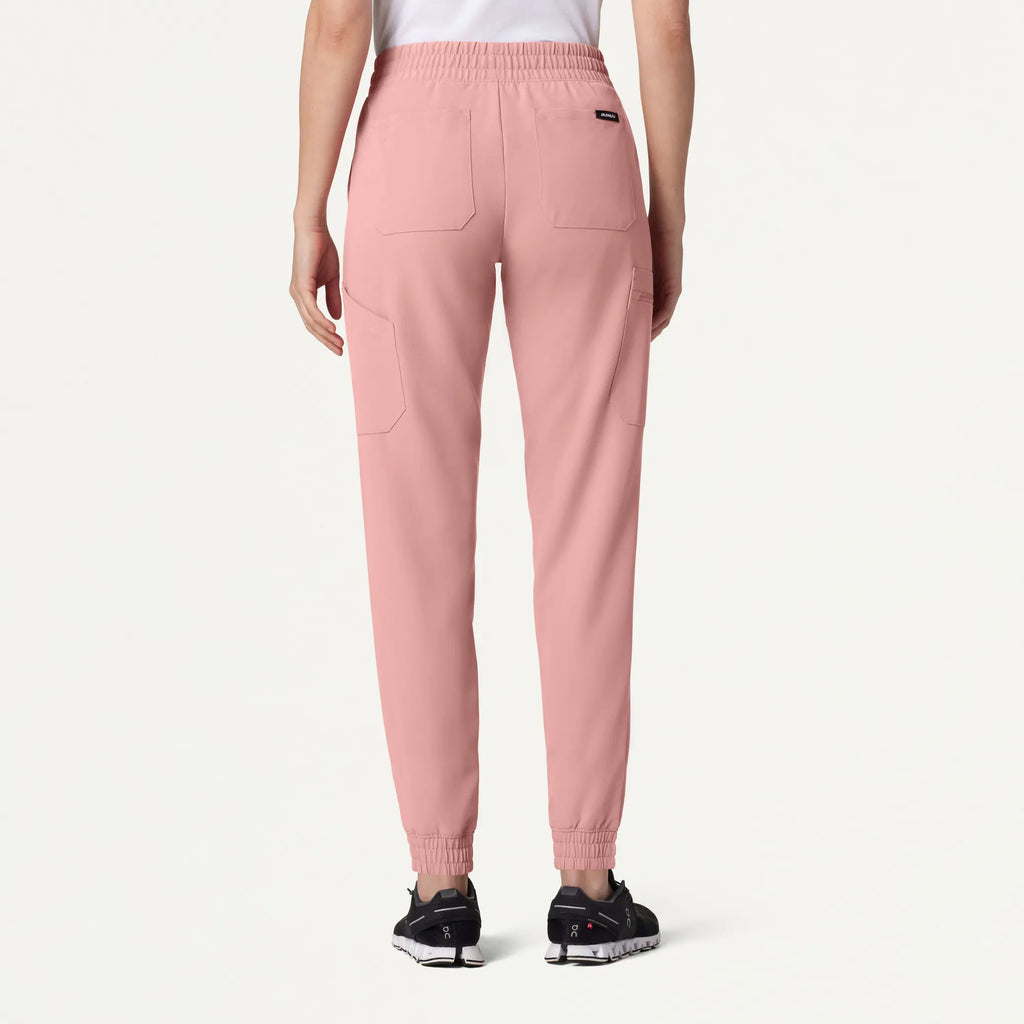 Jaanuu Scrubs Women's Neo Everyday Cargo Scrub Jogger Mauve | scrub-supply.com