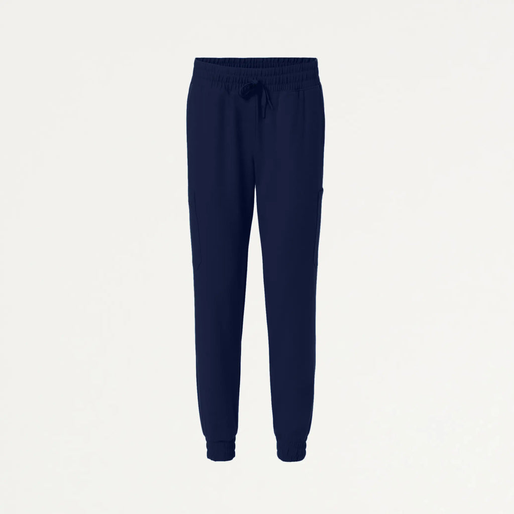 Jaanuu Scrubs Women's Neo Everyday Cargo Scrub Jogger Midnight Navy | scrub-supply.com