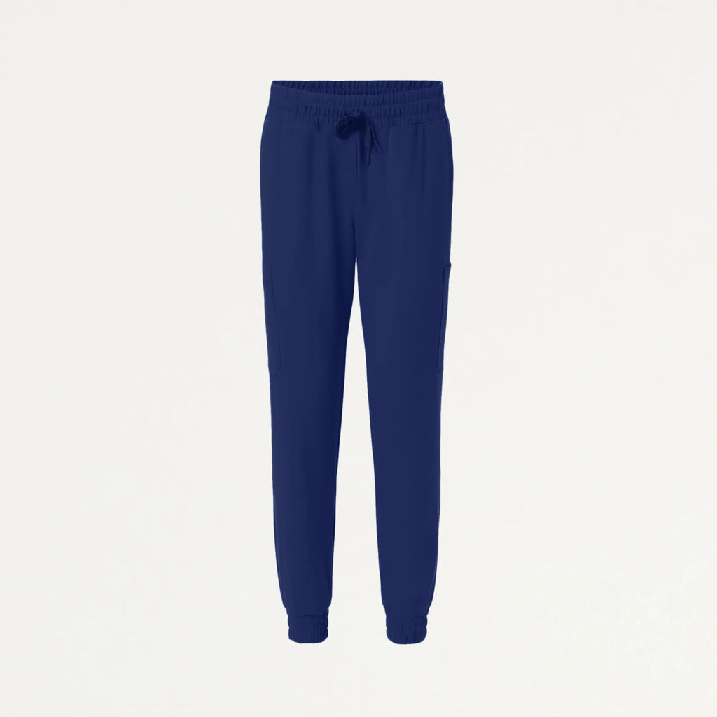 Jaanuu Scrubs Women's Neo Everyday Cargo Scrub Jogger Navy Blue | scrub-supply.com