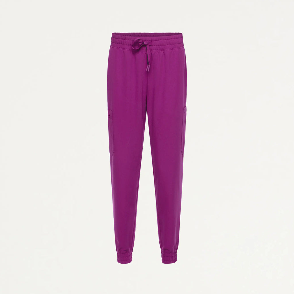 Jaanuu Scrubs Women's Neo Everyday Cargo Scrub Jogger Vivid Purple | scrub-supply.com