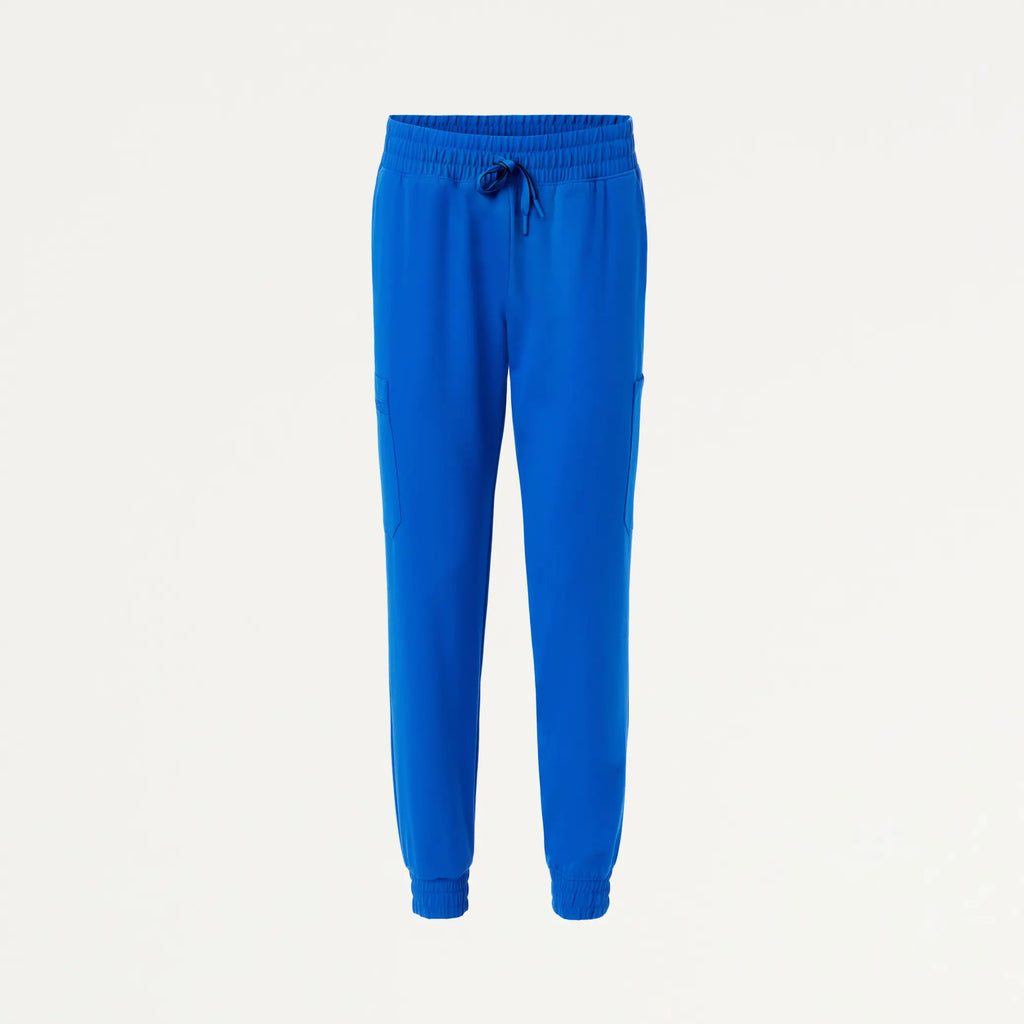 Jaanuu Scrubs Women's Neo Everyday Cargo Scrub Jogger Royal Blue | scrub-supply.com