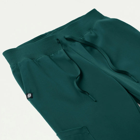 Jaanuu Scrubs Women's Silex Slim Scrub Jogger Midnight Green | scrub-supply.com