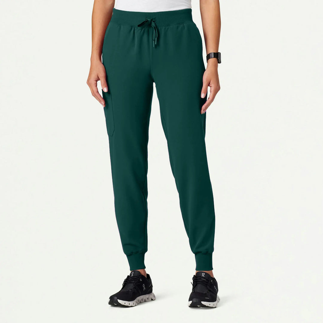 Jaanuu Scrubs Women's Silex Slim Scrub Jogger Midnight Green | scrub-supply.com