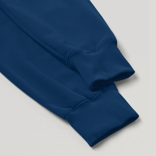 Jaanuu Scrubs Women's Silex Slim Knit-Waist Scrub Jogger Ocean | scrub-supply.com