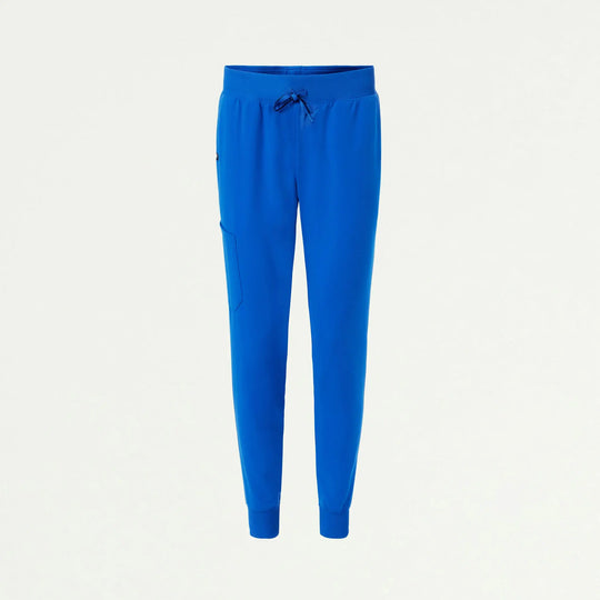 Jaanuu Scrubs Women's Silex Slim Knit-Waist Scrub Jogger Royal Blue | scrub-supply.com